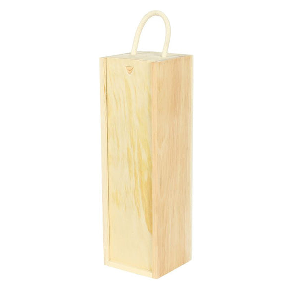 Wooden box - sgl bottle