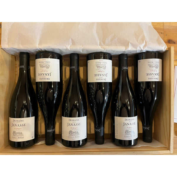 DOMAINE DE LA JANASSE COTES DU RHONE LES GARRIGUES PRESENTATION BOX